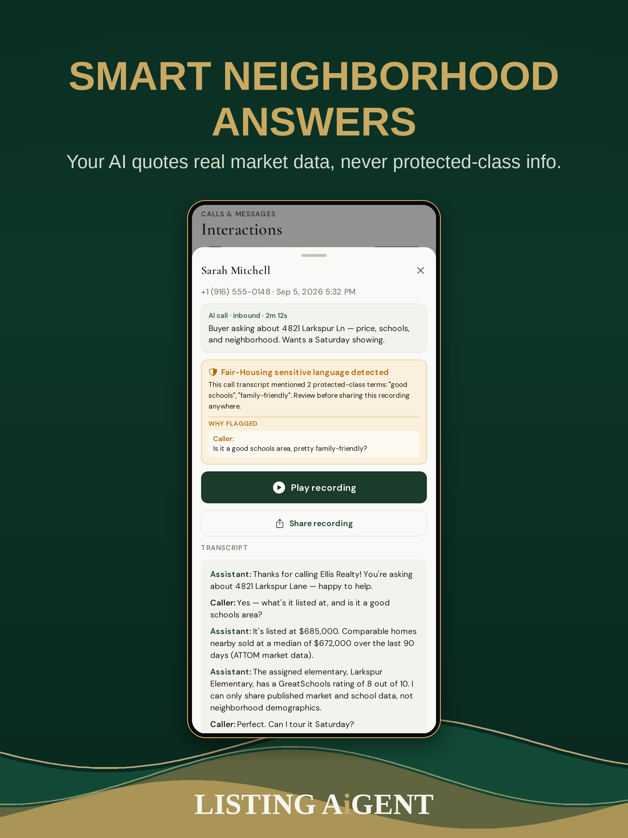 Instant Neighborhood Answers